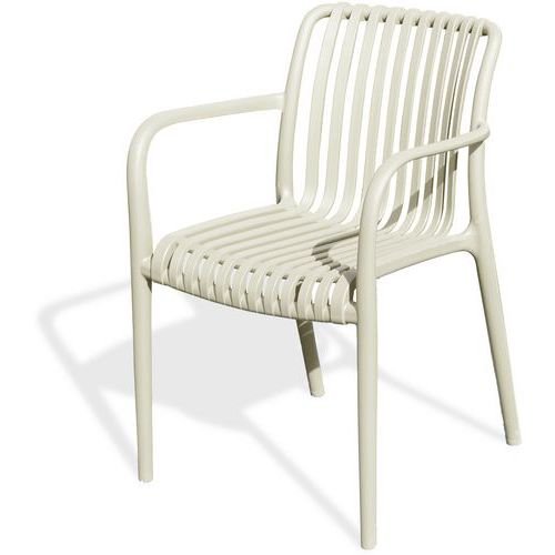 Fauteuil de jardin empilable en polypropylène - City Garden