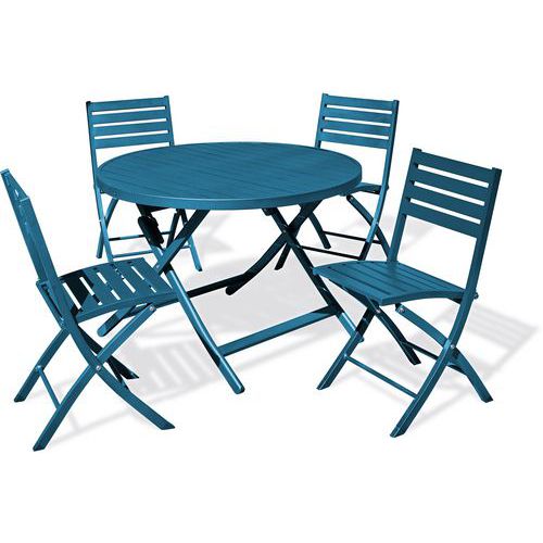 Ensemble repas de jardin en aluminium Marius - City Garden
