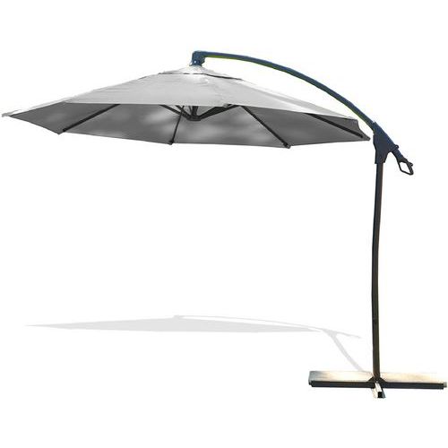 Parasol avec pied excentré en acier et toile - DCB Garden Parasol avec pied excentré en acier et toile - DCB Garden
