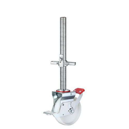 Roulette pivotante pour palettes empilables - Schake