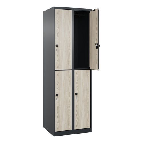 Vestiaire 2 niveaux Evolo PLUS - 4 casiers - C+P