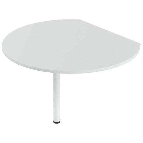 Extension ronde 105 x 120 cm pour bureau Isia