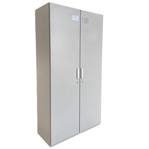 Armoire reconditionnée haute à portes battantes - Taupe Armoire reconditionnée haute à portes battantes - Taupe