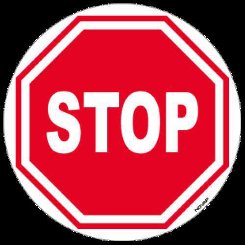 Pictogramme au sol - Stop - 300 mm - Novap
