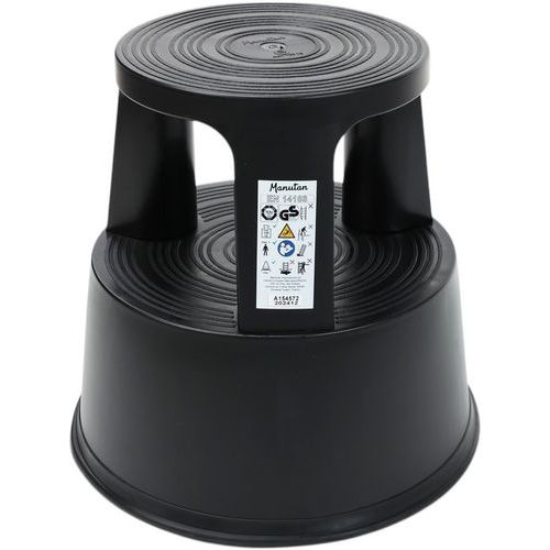 Marchepied mobile polypropylène - 2 marches - Manutan Expert