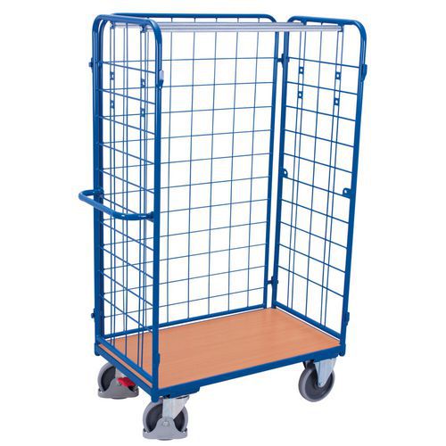 Roll conteneur avec base bois - 3 cotés - Capacité 400 kg Roll conteneur avec base bois - 3 cotés - Capacité 400 kg