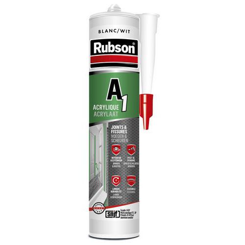Mastic A1 joint et fissure pour Façade 300 ml - RUBSON