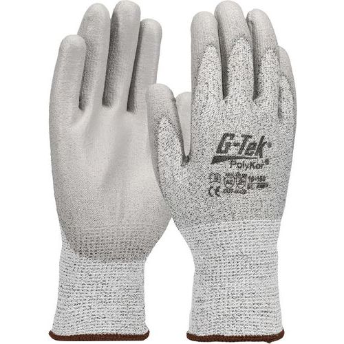 Gants anti-coupure classe B polykor enduction polyuréthane - G-TEK