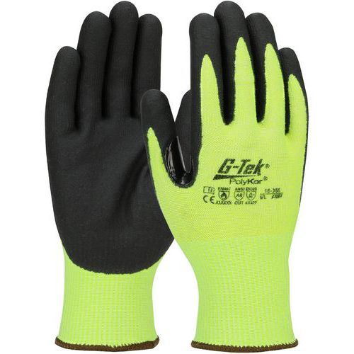 Gants anti-coupure classe F enduction nitrile avec renfort - G-TEK