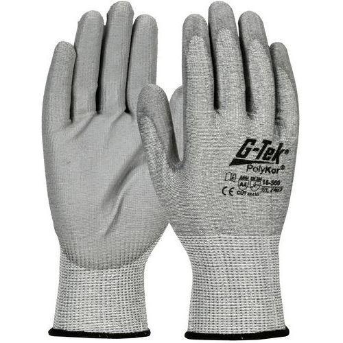 Gants anti-coupure D enduction polyuréthane paume et doigts - G-TEK