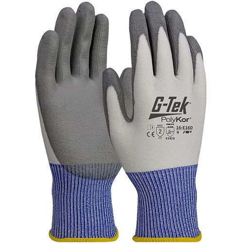 Gants anti-coupure classe B enduction PU paume et doigts - G-TEK