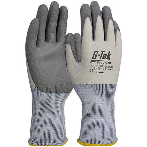 Gants anti-coupure classe C avec manchette enduction PU - G-TEK