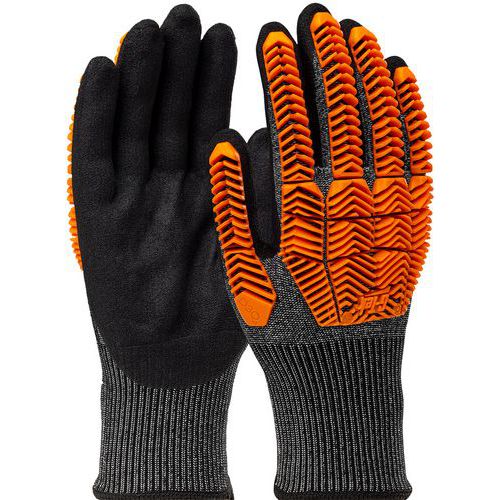 Gants anti-coupure anti-choc classe F enduction nitrile - G-TEK
