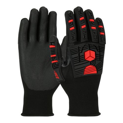Gants tricotés sans couture nylon et spendex jauge 15 enduit - G-TEK