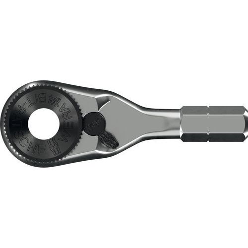 Cliquet embouts Zyklop Mini 4 - 1/4- Wera