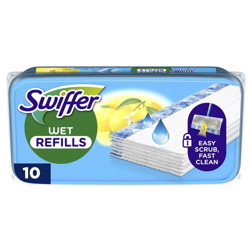 Lingette humide pour balai Swiffer - Citrus fresh - Boîte de 10 Lingette humide pour balai Swiffer - Citrus fresh - Boîte de 10