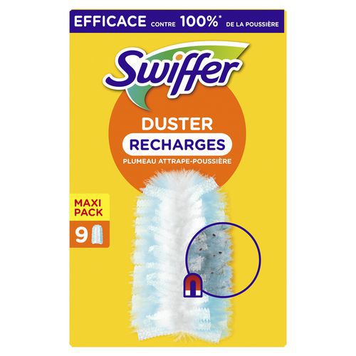 Recharge plumeaux Swiffer Duster - Boîte de 9 - Swiffer