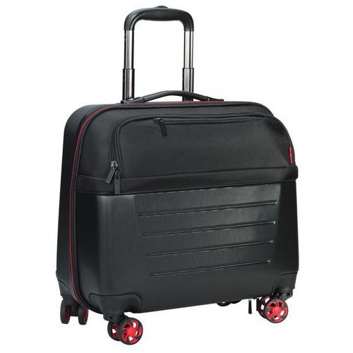 Trolley Pilot case multifonctions 4 roulettes avec coque ABS - Sign
