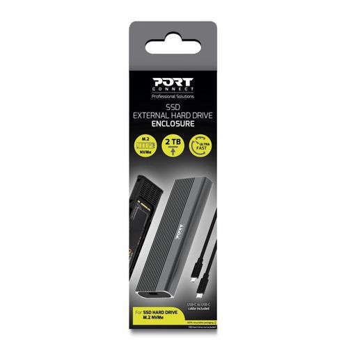 Boîtier pour SSD M.2 NVMe - Port Connect