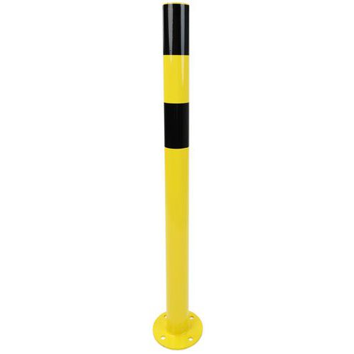 Poteau de protection noir/jaune - Manutan Expert