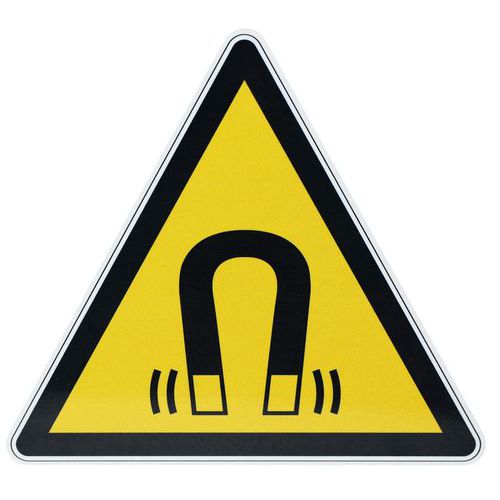 Panneau danger - Champ magnétique - Aluminium