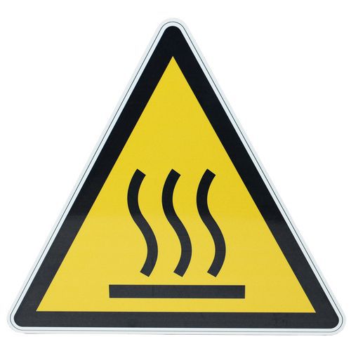 Panneau danger - Surface chaude - Aluminium - Manutan Expert