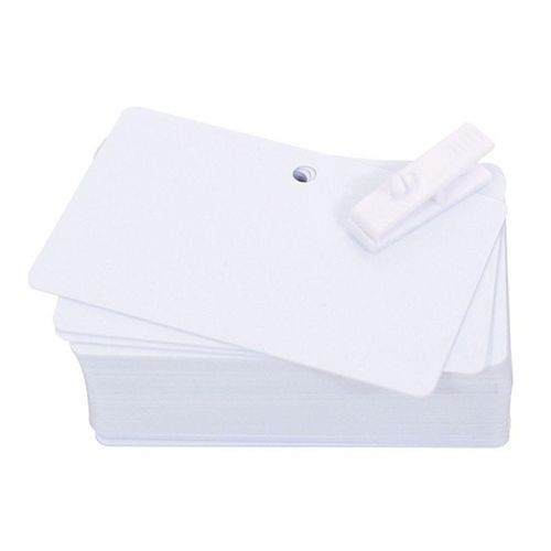 Cartes à imprimer PVC - Blanches - 5 mm - Sogedex
