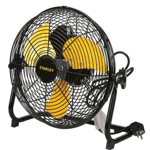 Ventilateur brasseur de sol métal 30 cm - 60 W