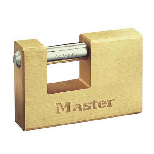 Cadenas à clés en laiton rectangulaire 607EURDCC - Master