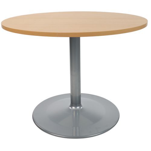 Table ronde Meeting - Pied tulipe en hêtre