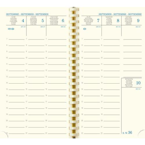 Recharge agenda SAD 16S - 9x16cm - Septembre 2025-2026 - Exacompta