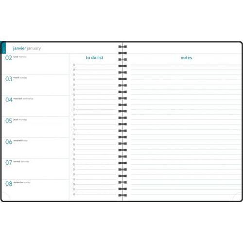 Recharge agenda EasyTime 27S 21x27 - Exacompta