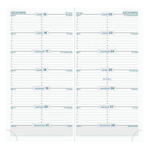 Recharge agenda SL 17 8,8x17 - Exacompta