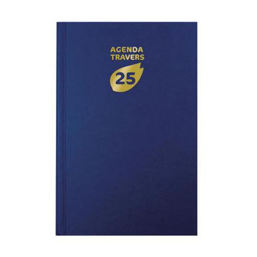 Agenda bureau carré ordinaire travers - Assortis - Exacompta