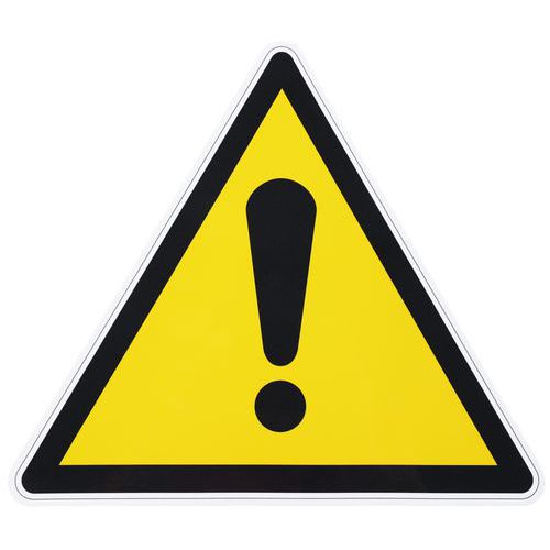 Panneau danger - Signal général - Adhésif