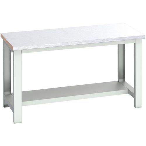Banc Cubio revêtement acier mi-étagère - 1500x750x840mm - Bott