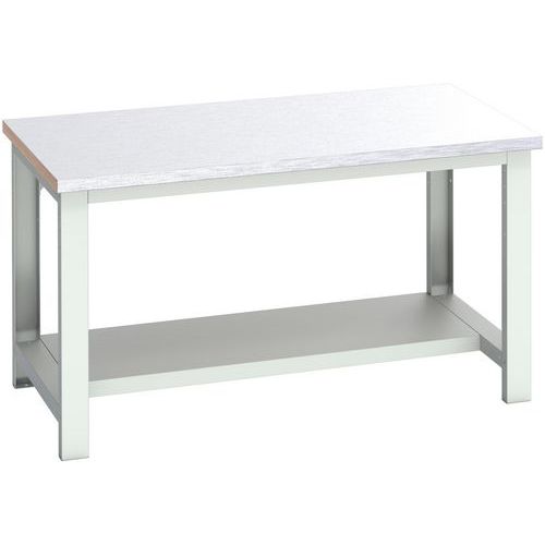 Banc Cubio revêtement acier mi-étagère - 1500x900x840mm - Bott