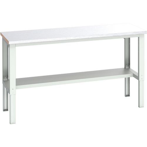 Banc Cubio revêtement acier mi-étagère - 2000x750x740-1140mm - Bott