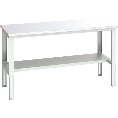Banc Cubio revêtement acier mi-étagère - 2000x900x740mm - Bott
