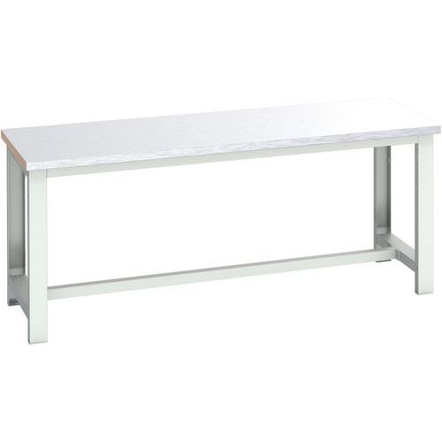 Etabli roulant revêtement en acier