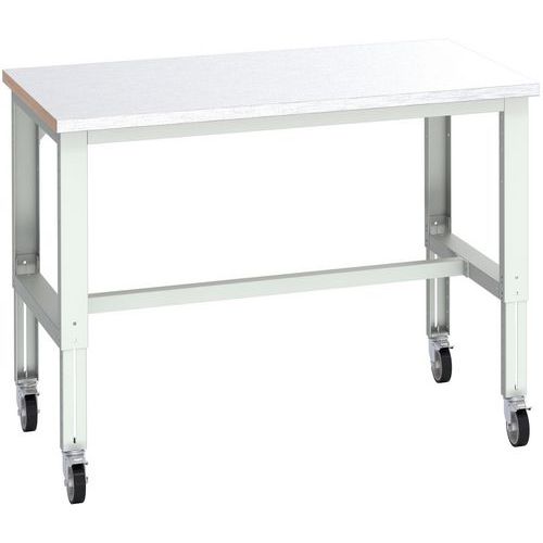 Banc Cubio sur roues acier - 1500x900x840-1140mm - Bott