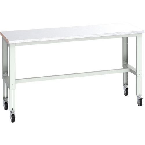 Banc Cubio sur roues acier - 2000x750x840-1140mm - Bott
