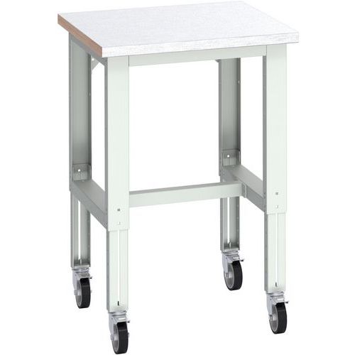 Banc Cubio sur roues acier - 750x750x840-1140mm - Bott