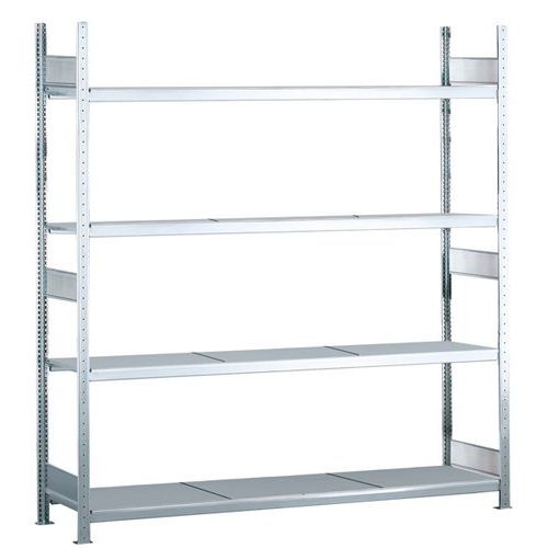Rayonnage grande largeur Easy-Fix+ - Tablette galva - Schulte