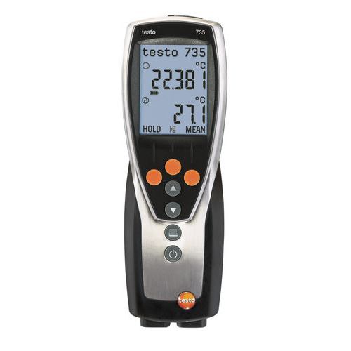 Thermomètre à sonde interchangeable 3 canaux 735 - Testo