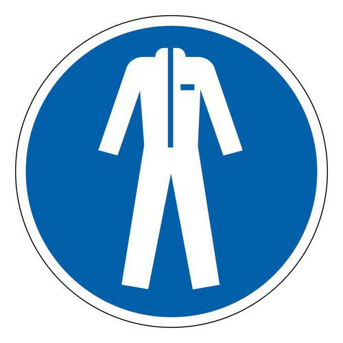 Panneau Vêtements de protection obligatoires - PVC - Manutan Expert