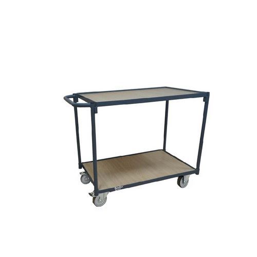 Chariot avec poignée horizontale - Capacité 250 kg - Manutan Expert