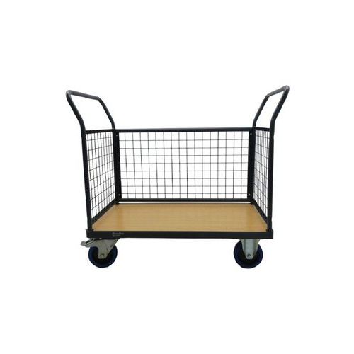 Chariot 3 dossiers grillagés - Force 400 à 500 kg - Manutan Expert
