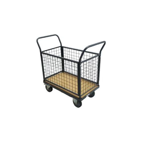 Chariot 4 dossiers grillagés - Force 400 à 500 kg - Manutan Expert