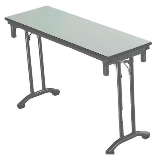 Table pliante Lyra chants surmoulés - Manutan Expert